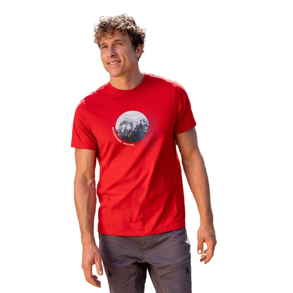 Mountain Warehouse Mens Adventure Begins Organic Cotton T-Shirt