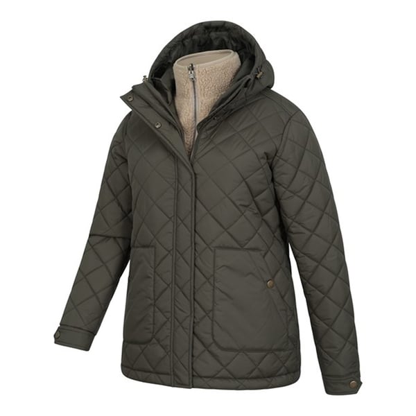 Mountain Warehouse Womens/Ladies Nebraskan Borg 3 in 1 Padded Jacket