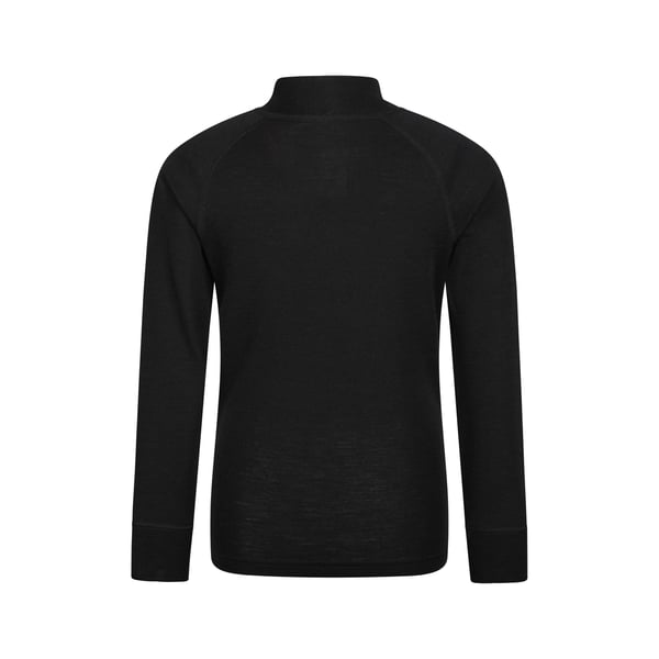 Mountain Warehouse Childrens/Kids Merino Blend Half Zip Base Layer Top