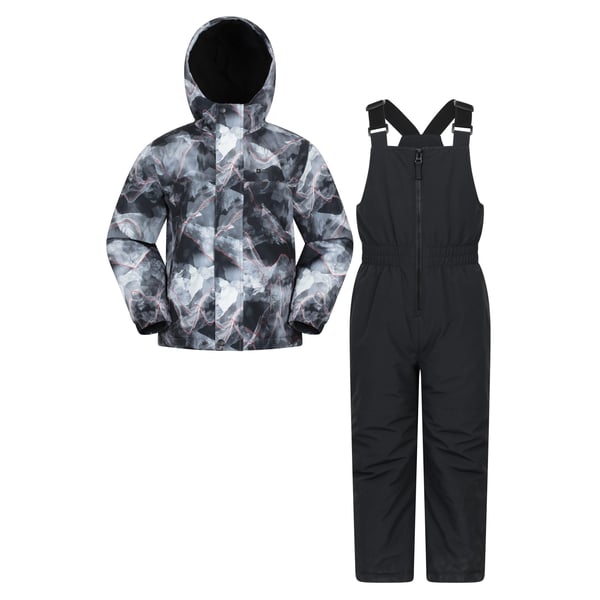 Mountain Warehouse Childrens/Kids Polar Zone Printed Jacket & Salopettes Set