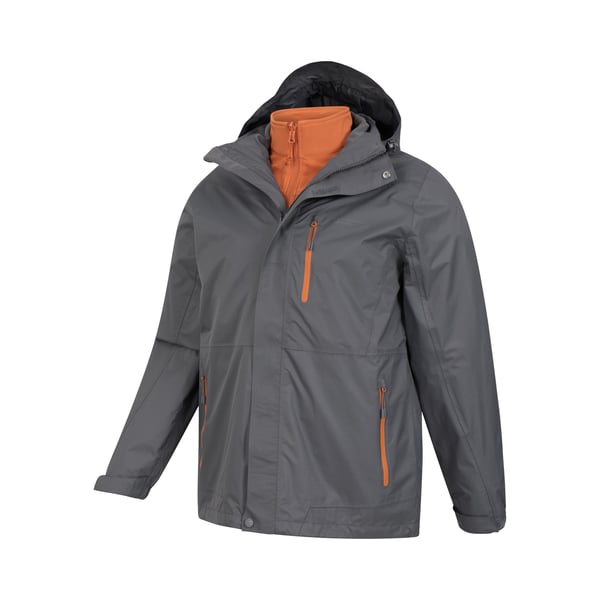 Mountain Warehouse Mens Bracken Extreme 3 in 1 Waterproof Jacket
