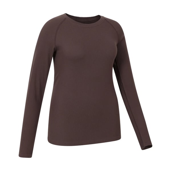 Mountain Warehouse Womens/Ladies Carmel Ribbed Seamless Thermal Top
