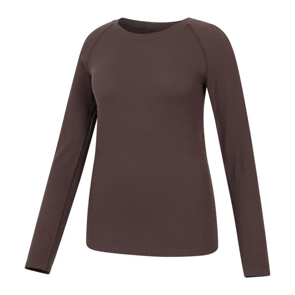 Mountain Warehouse Womens/Ladies Carmel Ribbed Seamless Thermal Top