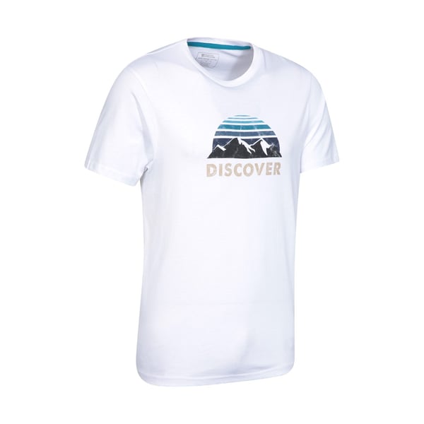Mountain Warehouse Miesten Discover Luomu Puuvilla T-paita