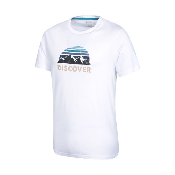 Mountain Warehouse Miesten Discover Luomu Puuvilla T-paita