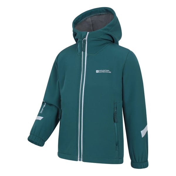 Mountain Warehouse Childrens/Kids Huxley Reflective Soft Shell Jacket