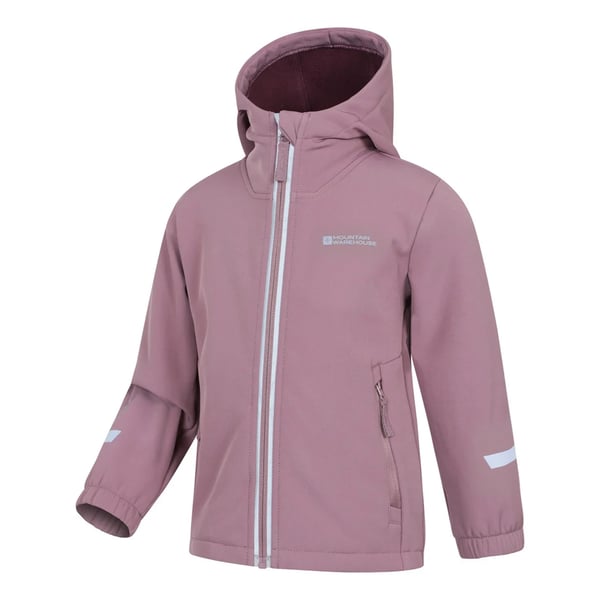 Mountain Warehouse Childrens/Kids Huxley Reflective Soft Shell Jacket