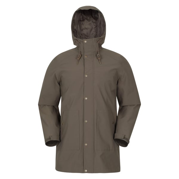 Mountain Warehouse Mens Fleece Lined Waterproof Jacket