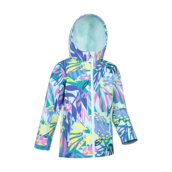 Mountain Warehouse Childrens/Kids Exodus Printed Water Resistant Soft Shell Jacket