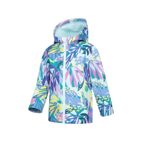 Mountain Warehouse Childrens/Kids Exodus Printed Water Resistant Soft Shell Jacket