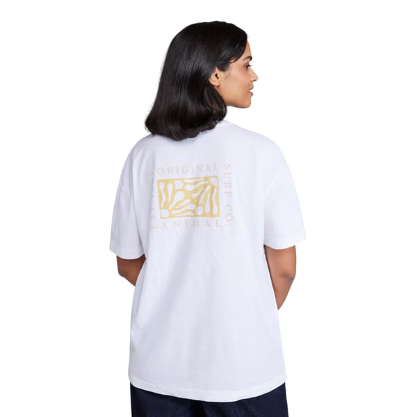 Animal Womens/Ladies Leena Text Boxy T-Shirt