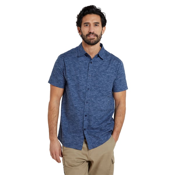 Mountain Warehouse Mens Wave Short-Sleeved Shirt