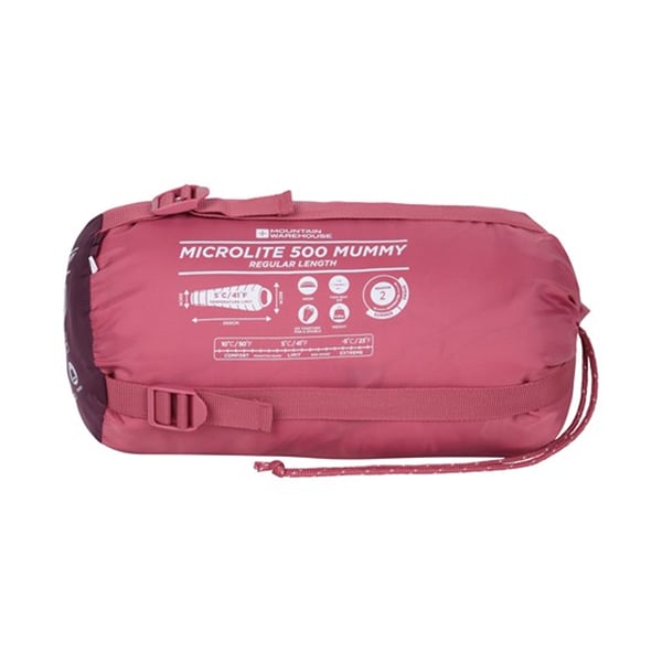 Mountain Warehouse Microlite 500 Left Zip Midseason Sleeping Bag