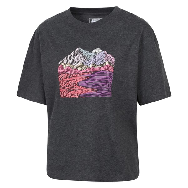 Mountain Warehouse Dam/Kvinnor Landscape Boxy T-shirt