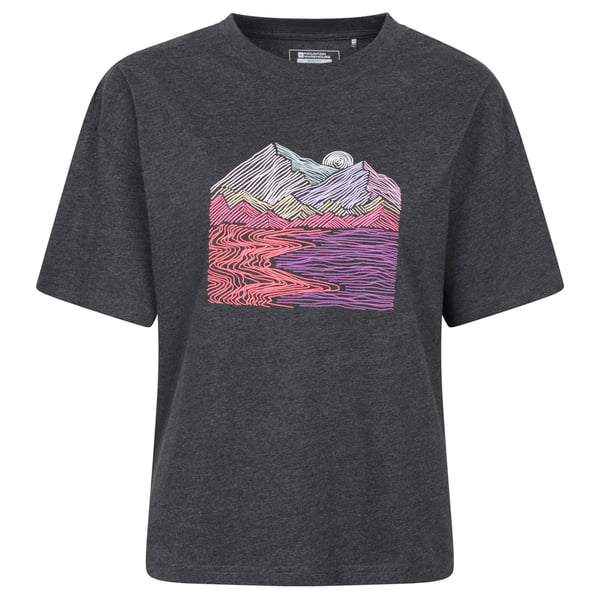 Mountain Warehouse Naisten/Naisten Landscape Boxy T-paita