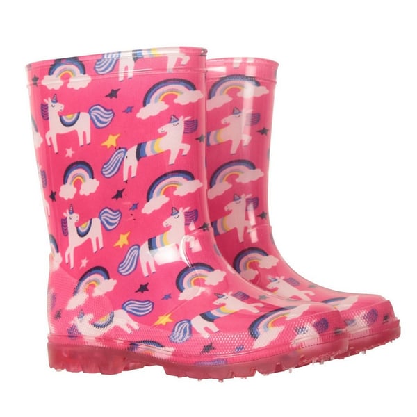 Mountain Warehouse Toddler Splash Light Up Wellington Boots
