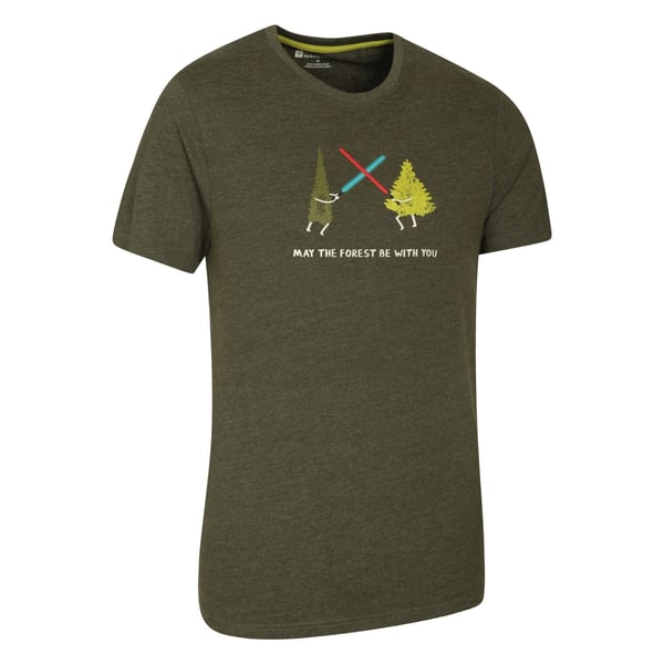 Mountain Warehouse Mens May The Forest Be With You T-Shirt