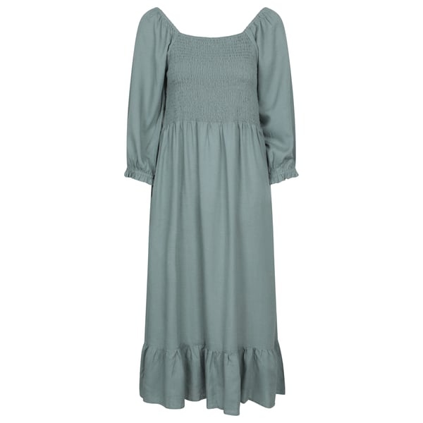 Mountain Warehouse Womens/Ladies Cadiz Shirred Long-Sleeved Midi Dress