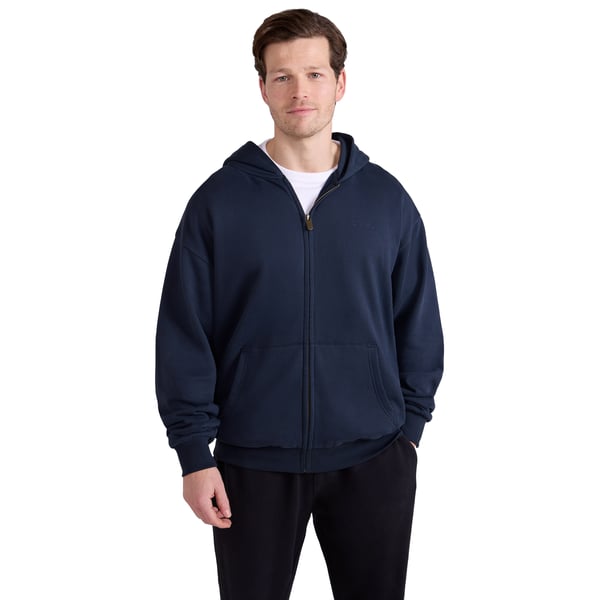 Animal Mens Icon Logo Full Zip Hoodie