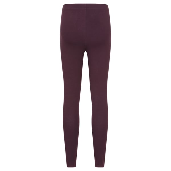 Mountain Warehouse Womens/Ladies Cotton Blend Midweight Leggings (Pack of 2)