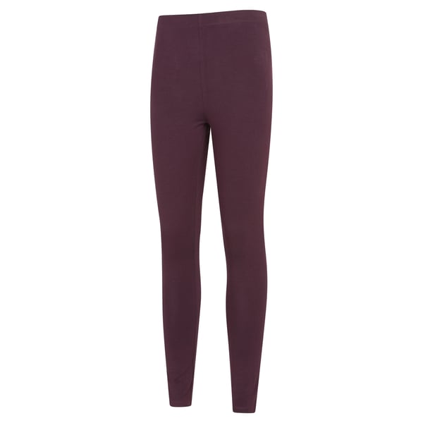 Mountain Warehouse Womens/Ladies Cotton Blend Midweight Leggings (Pack of 2)