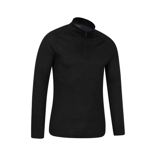 Mountain Warehouse Mens Talus Zip Neck Long-Sleeved Thermal Top