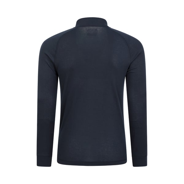 Mountain Warehouse Mens Talus Zip Neck Long-Sleeved Thermal Top