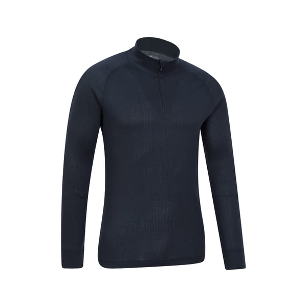 Mountain Warehouse Mens Talus Zip Neck Long-Sleeved Thermal Top