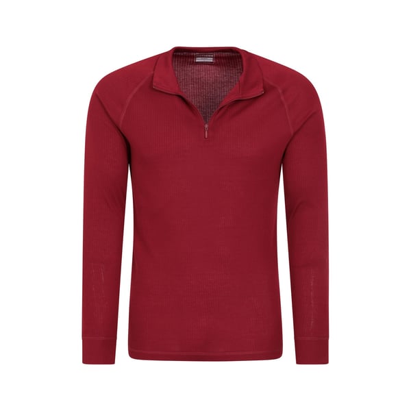Mountain Warehouse Mens Talus Zip Neck Long-Sleeved Thermal Top