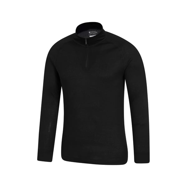 Mountain Warehouse Mens Talus Zip Neck Long-Sleeved Thermal Top