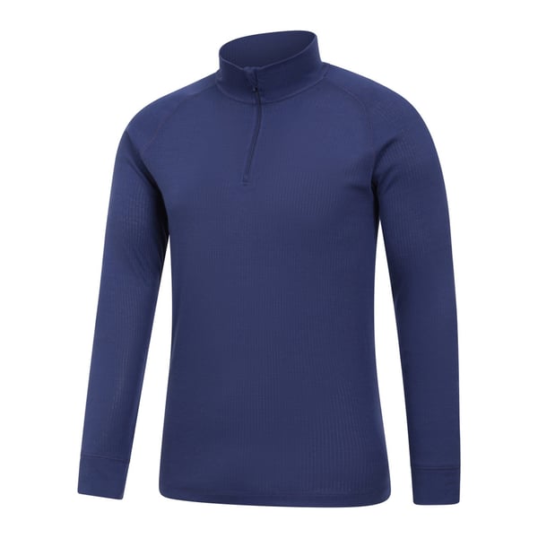 Mountain Warehouse Mens Talus Zip Neck Long-Sleeved Thermal Top