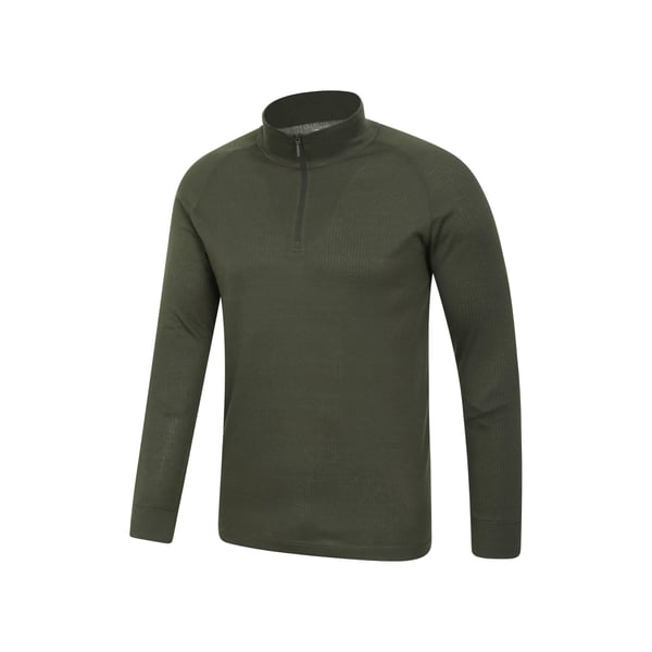 Mountain Warehouse Mens Talus Zip Neck Long-Sleeved Thermal Top