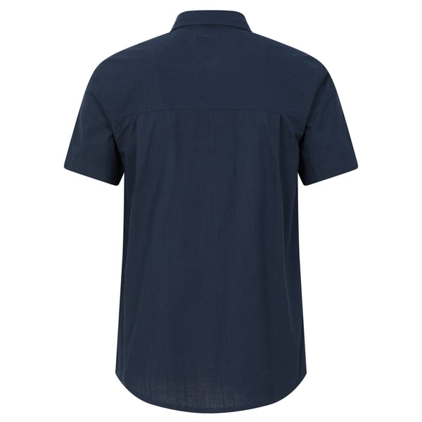 Mountain Warehouse Mens Coconut Textured Slub Short-Sleeved Shirt (Pack of 2)