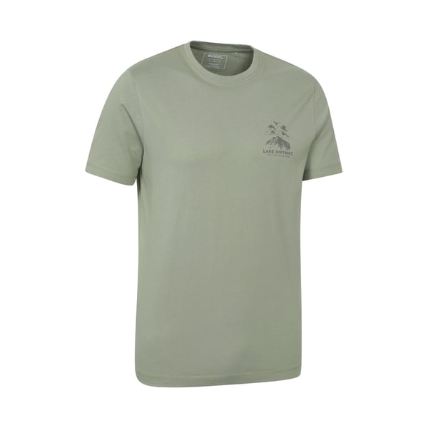 Mountain Warehouse Mens Lake District Back Print Short-Sleeved T-Shirt