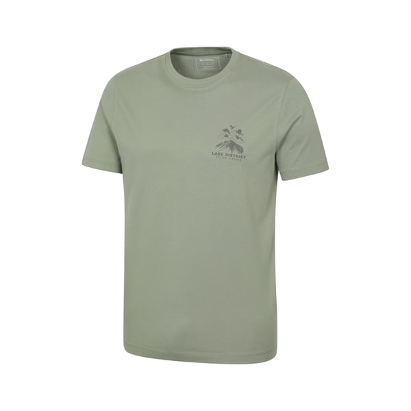 Mountain Warehouse Mens Lake District Back Print Short-Sleeved T-Shirt