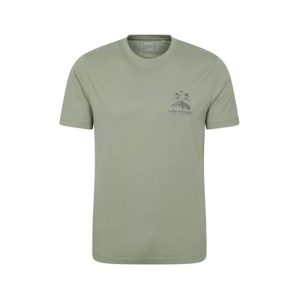 Mountain Warehouse Mens Lake District Back Print Short-Sleeved T-Shirt