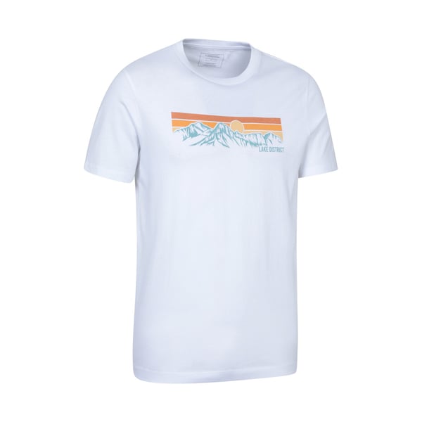 Mountain Warehouse Mens Lake District Mountain T-Shirt