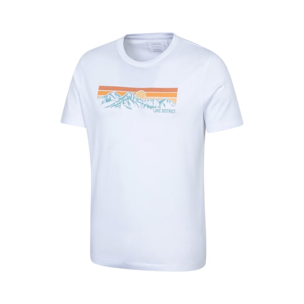 Mountain Warehouse Mens Lake District Mountain T-Shirt