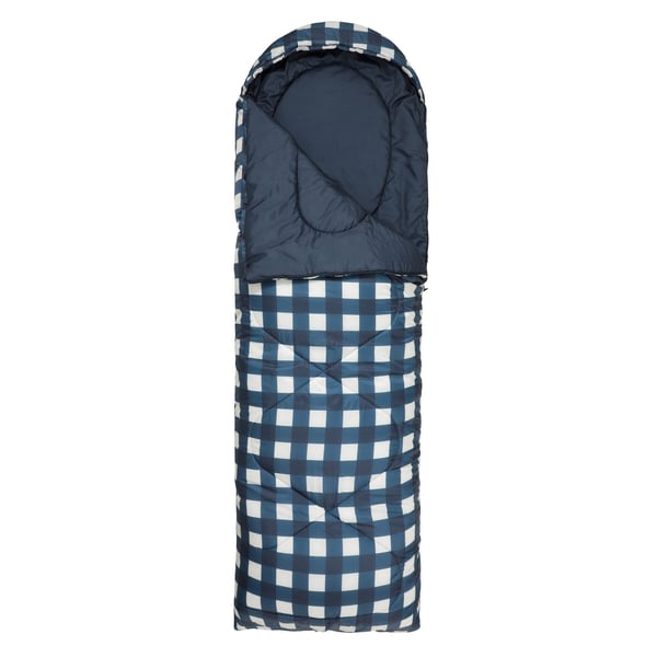 Mountain Warehouse Mid Season ruudullinen vasemmanpuoleisella vetoketjulla varustettu makuupussi