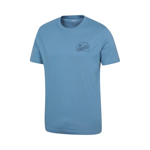 Mountain Warehouse Mens Edinburgh Text Short-Sleeved T-Shirt