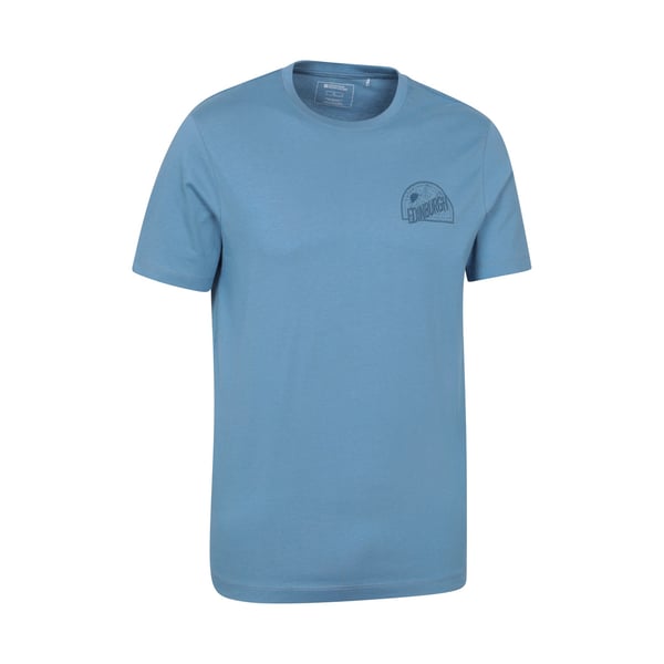 Mountain Warehouse Mens Edinburgh Text Short-Sleeved T-Shirt