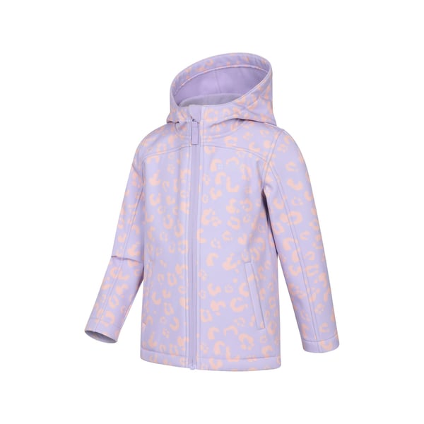 Mountain Warehouse Childrens/Kids Exodus Printed Water Resistant Soft Shell Jacket