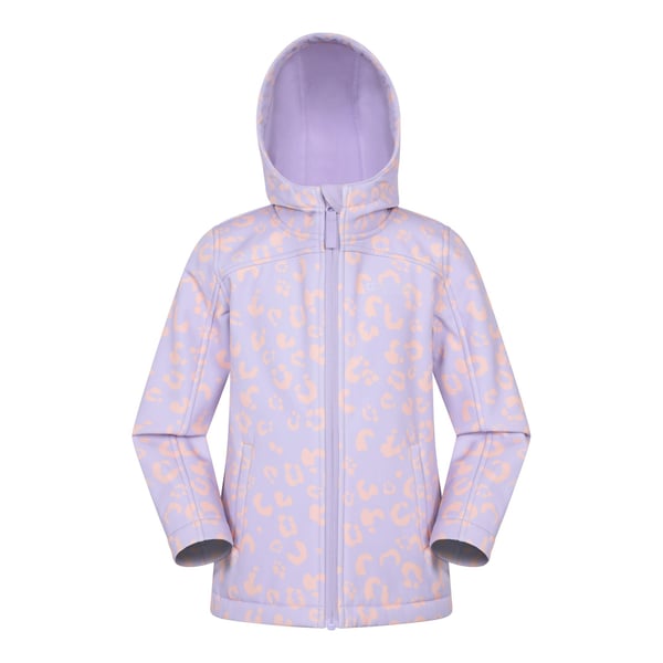 Mountain Warehouse Childrens/Kids Exodus Printed Water Resistant Soft Shell Jacket