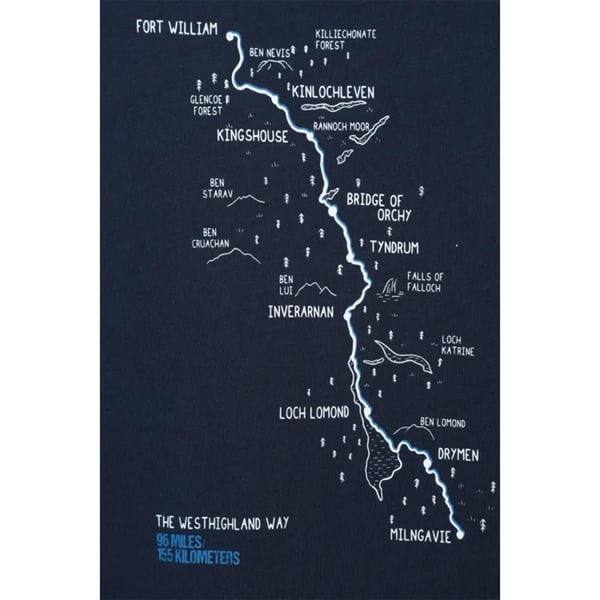 Mountain Warehouse Naisten West Highland Way T-paita