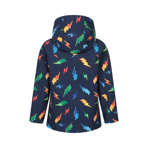 Mountain Warehouse Childrens/Kids Exodus Printed Water Resistant Soft Shell Jacket