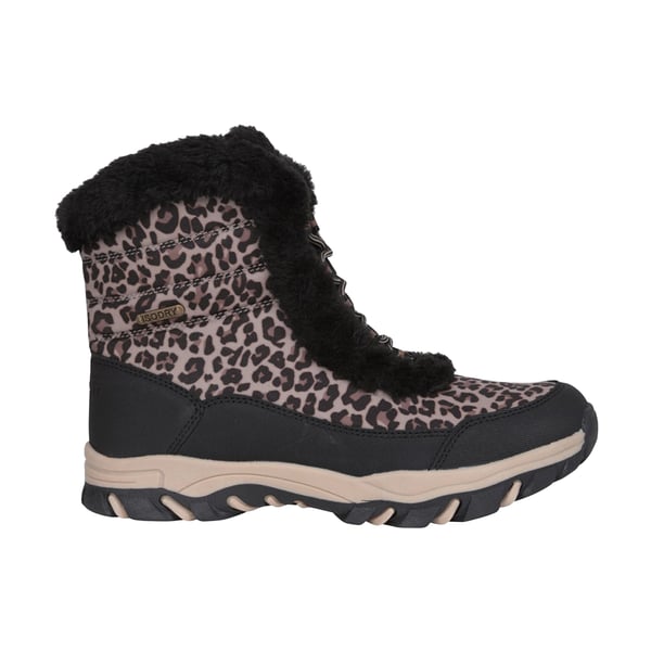 Mountain Warehouse Womens/Ladies Ohio Leopard Print Thermal Snow Boots