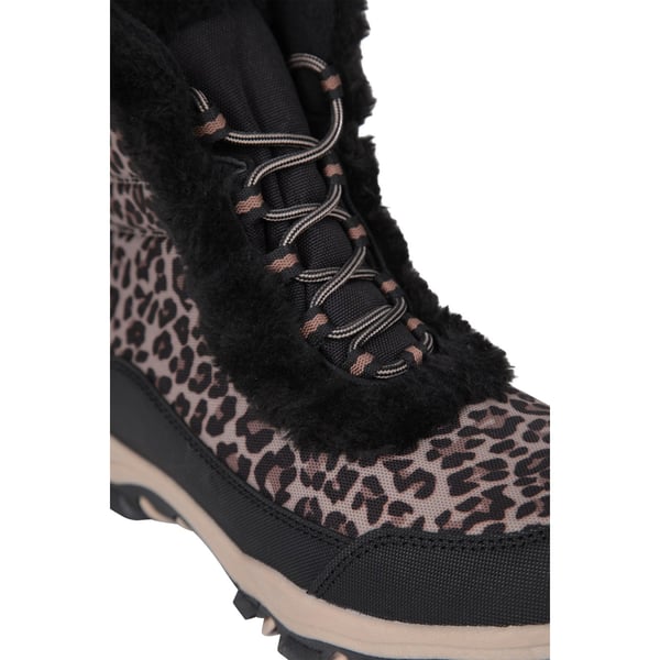 Mountain Warehouse Womens/Ladies Ohio Leopard Print Thermal Snow Boots
