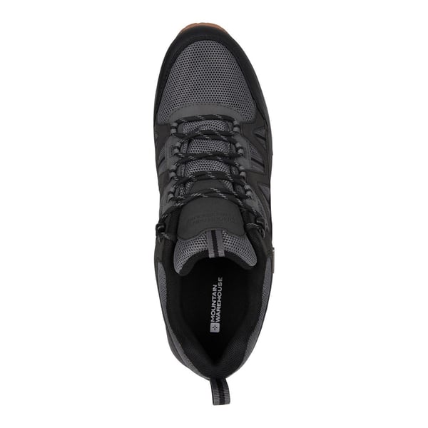 Mountain Warehouse Mens Route Suede Waterproof Outdoor Walking Shoes