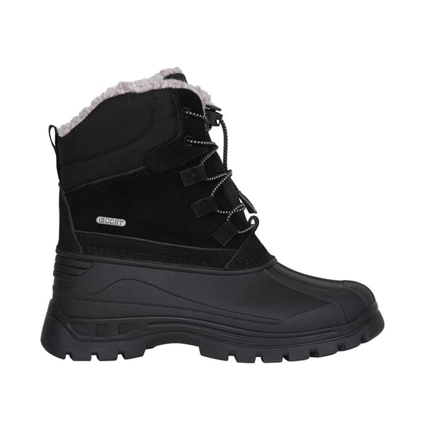 Mountain Warehouse Childrens/Kids Leather Waterproof Borg Lined Snow Boots