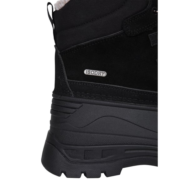 Mountain Warehouse Childrens/Kids Leather Waterproof Borg Lined Snow Boots